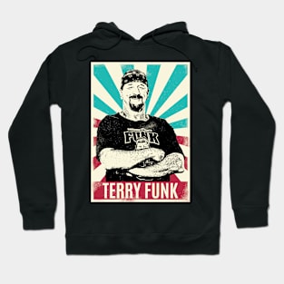 Vintage Retro Terry Funk Wrestling Hoodie